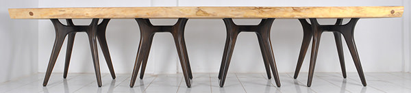 suar wood dining table