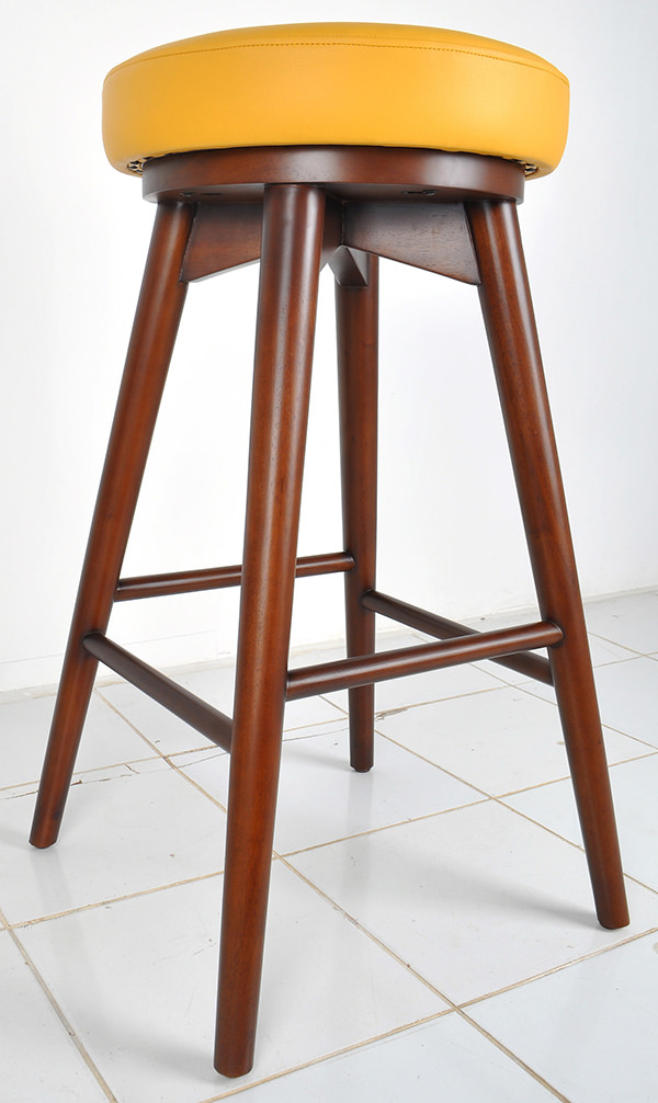 mahogany indoor bar stool