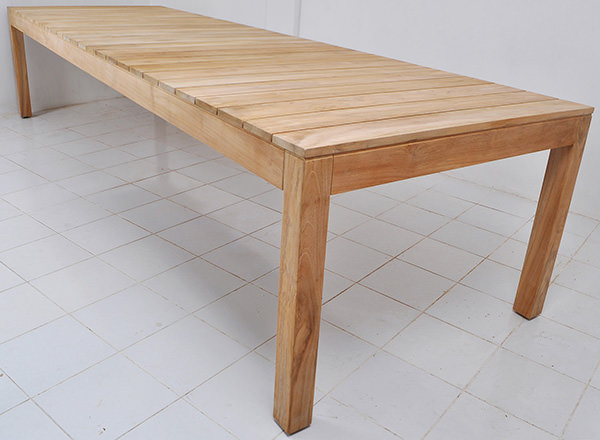 teak garden table