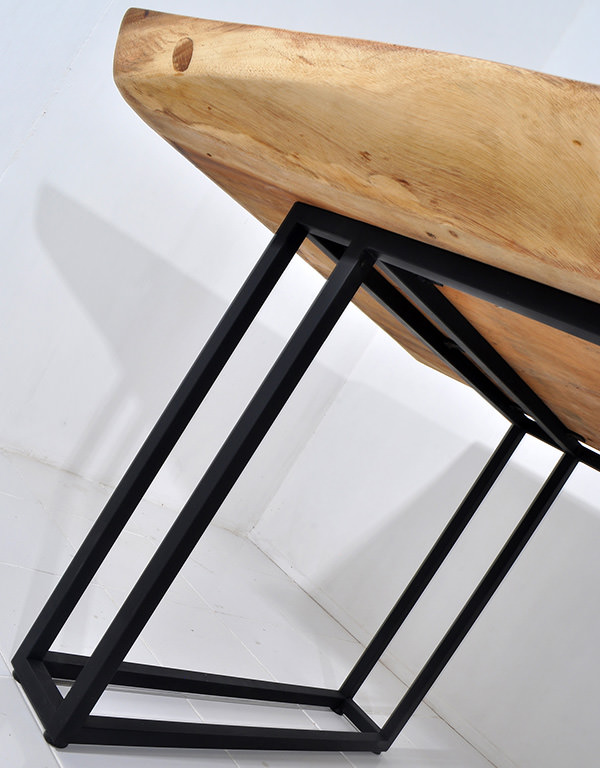 black iron table legs