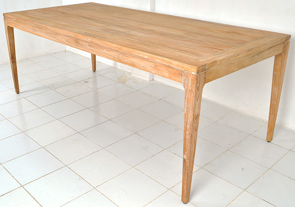 teak dining table