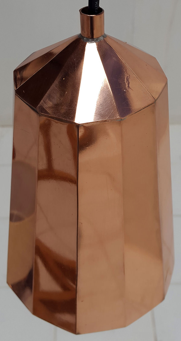 natural copper lamp