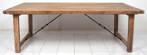 extendable rustic table