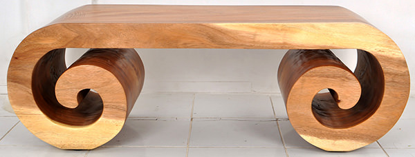 accacia bench