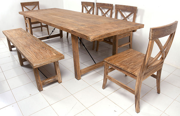 teak dining set