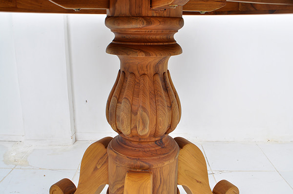indonesian teak table leg
