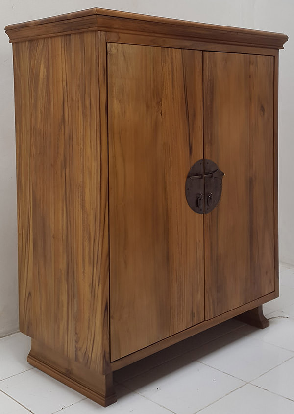 traditional Japanese teak cabinet