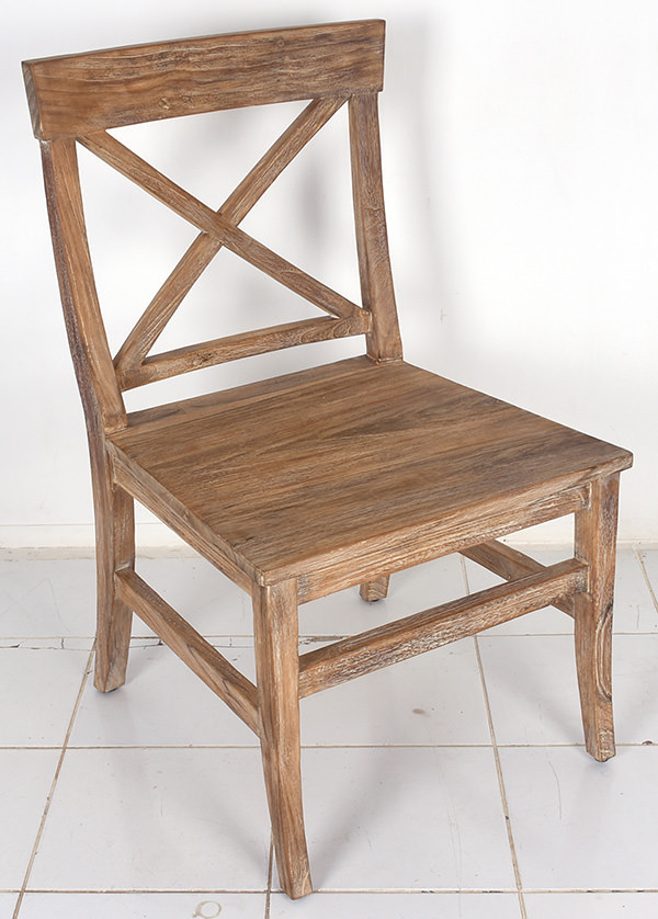 teak side chair