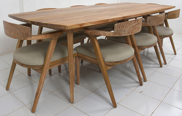 Scandinavian living room dining set