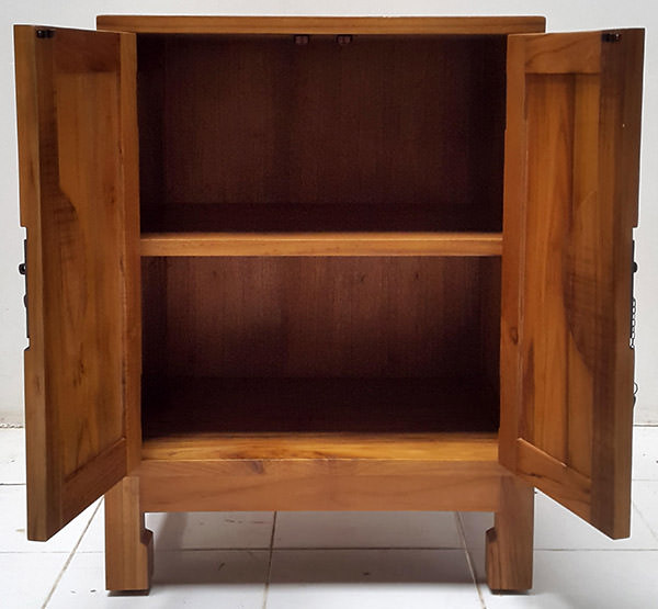 teak console sideboard