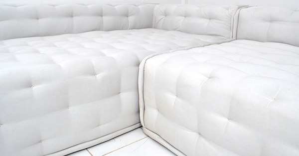 sunbrella L-shaped couch