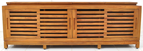 four doors teak cabinet