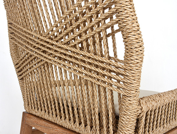 natural rattan with Scandinavian weaving