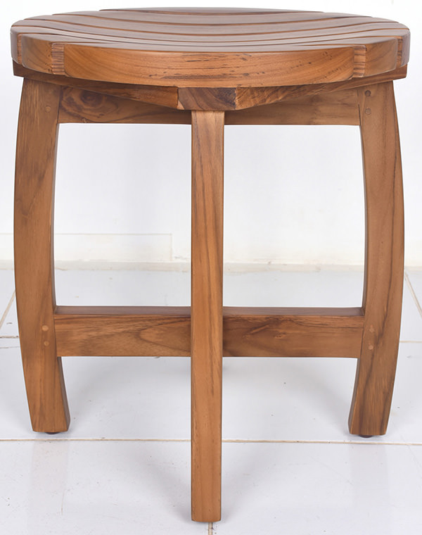 Garden round bar stool with Norway design