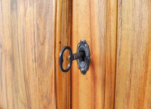 teak wooden wardrobe