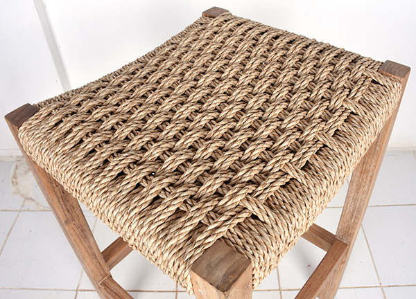 synthetic rattan with crossed weaving