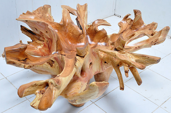 teak root coffee table