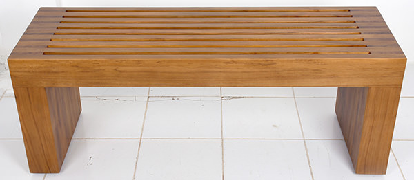 open slat bench