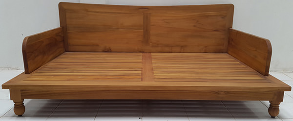 teak garden daybed