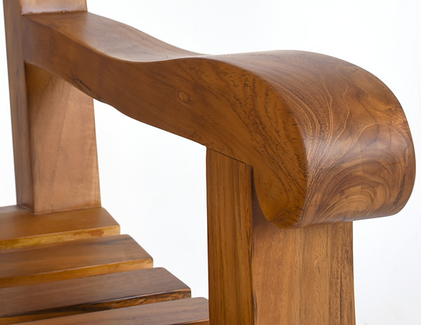 smooth solid teak