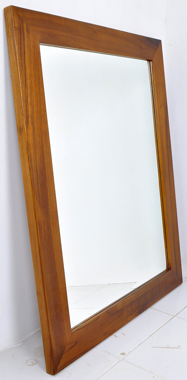 Reclaimed teak mirror