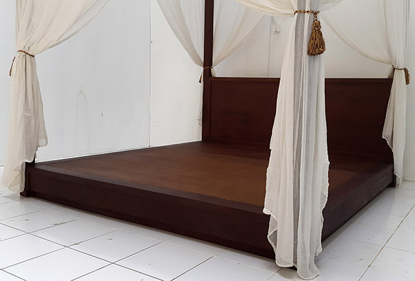 teak bed set