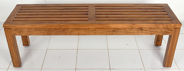 custom made outdoor bench