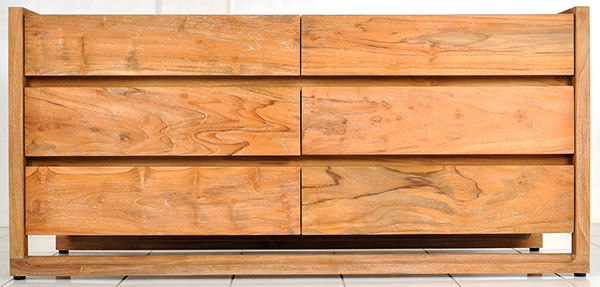 custom made teak cabinet