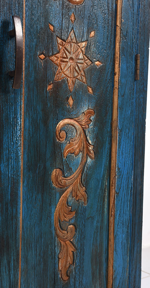 vintage carved wardrobe cabinet