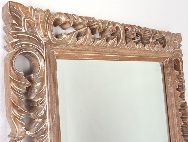 teak mirror frame