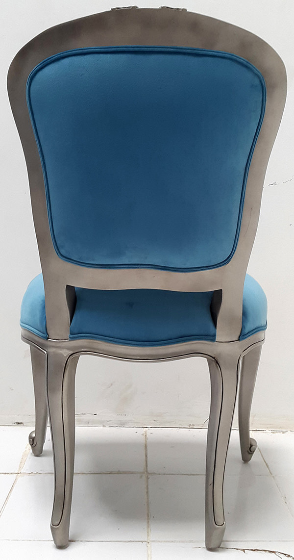blue italian chair