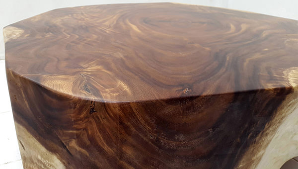 thick natural rain tree coffee table