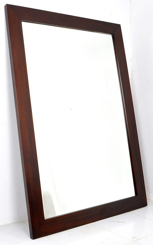 wooden teak mirror