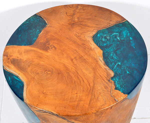 wood and resin furniture