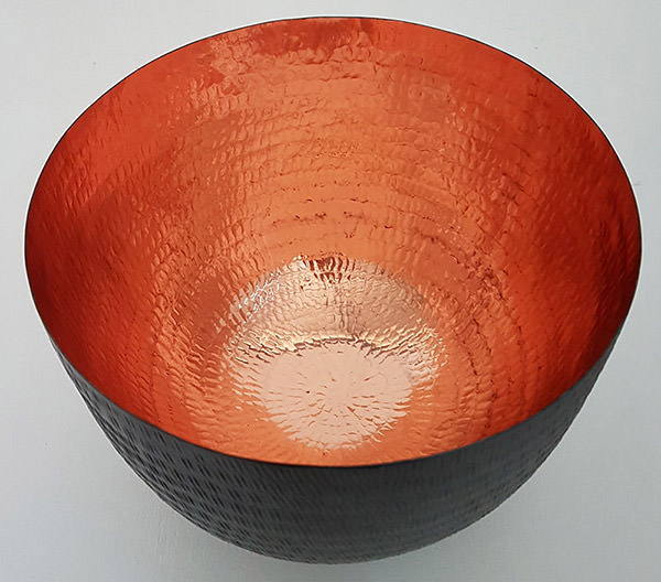 shinny copper bowl