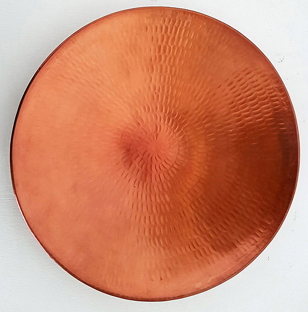 copper kitchen plate for decorating