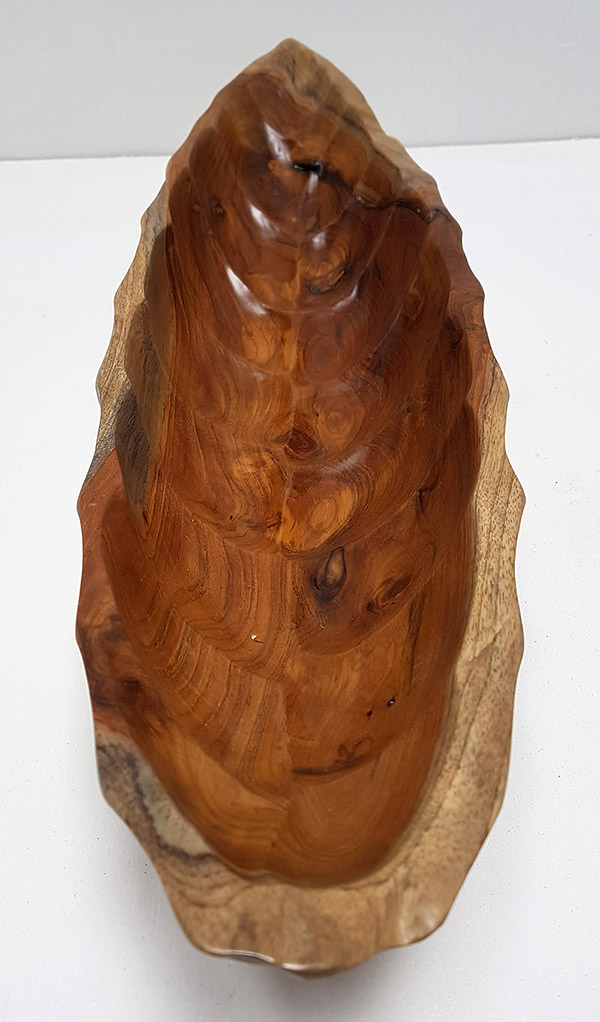 natural wood plate from bali