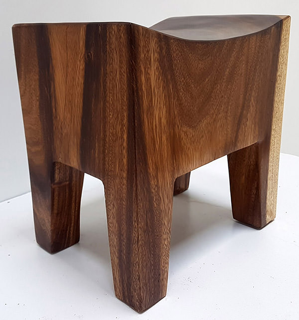 rain tree solid suar stool