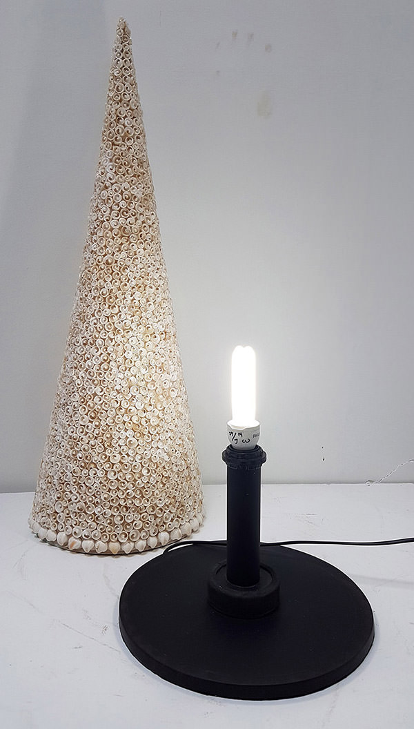 conic shell lamp
