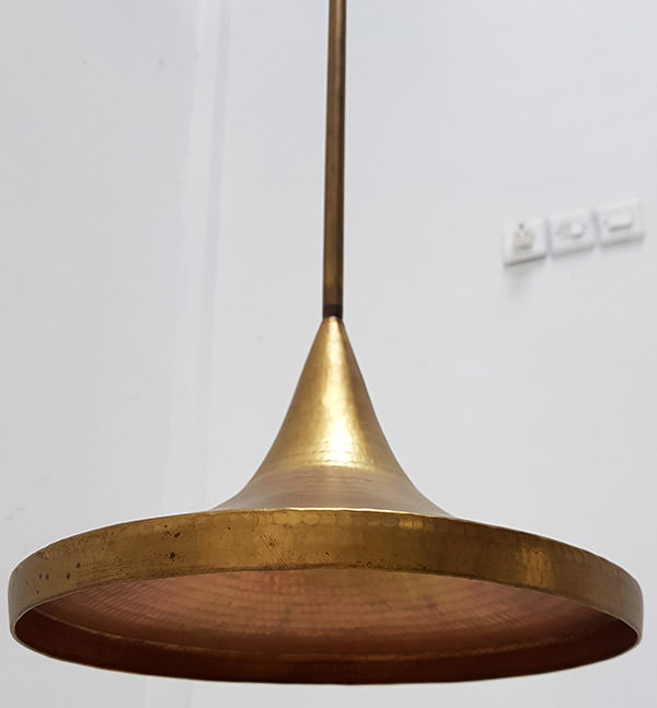 copper hanging lighting