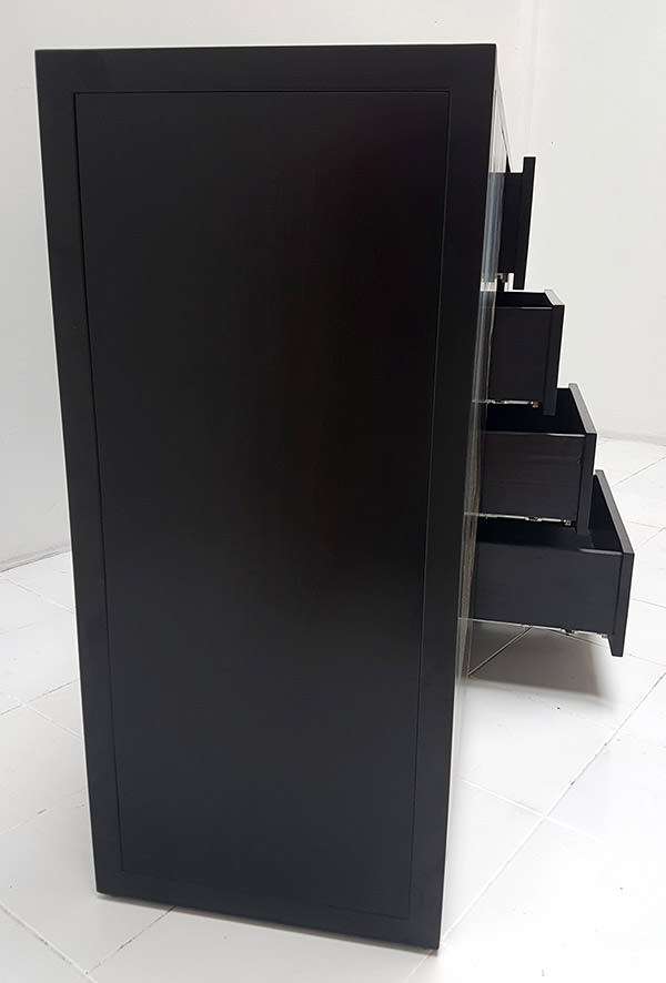 dark brown teak tv cabinet from Indonesia