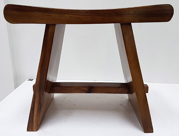 classic Chinese teak stool