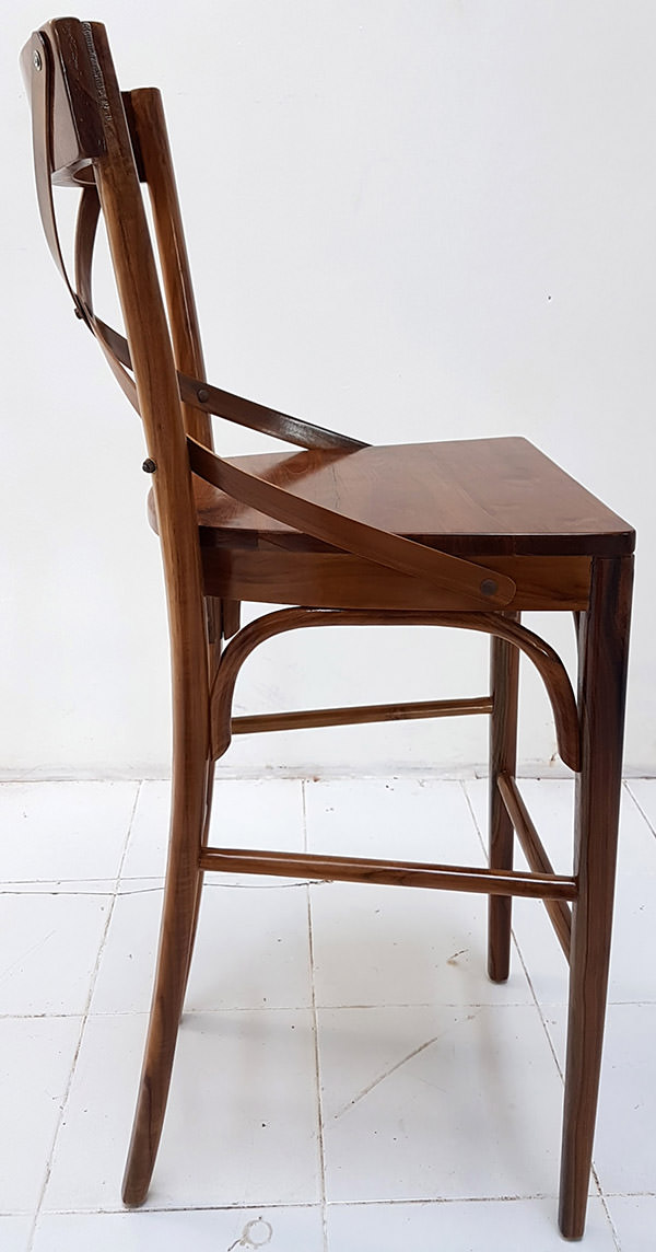 provintial teak bar chair