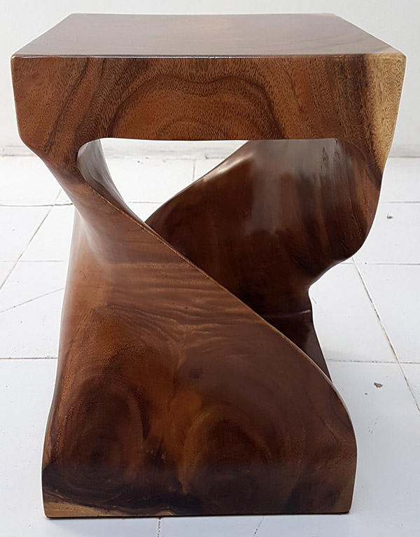 twisted suar stool