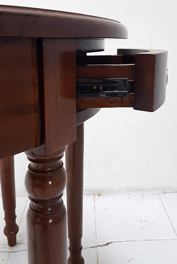 classic teak console