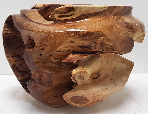 rain tree pot wooden decorating item