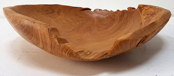 teak wooden fruit bowl
