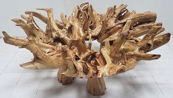 teak root coffee table