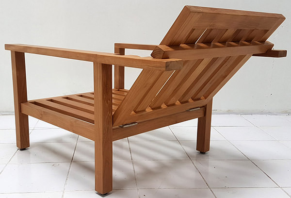 grade A teak outdoor armchair