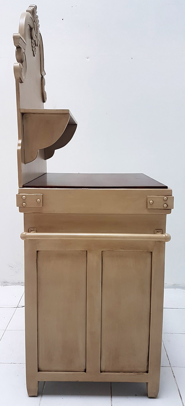 traditional handmade wooden cabinet